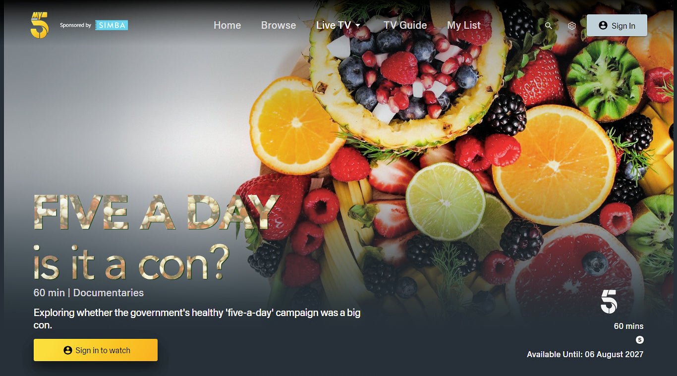 Five-a-Day: The Big Con? - Xenca