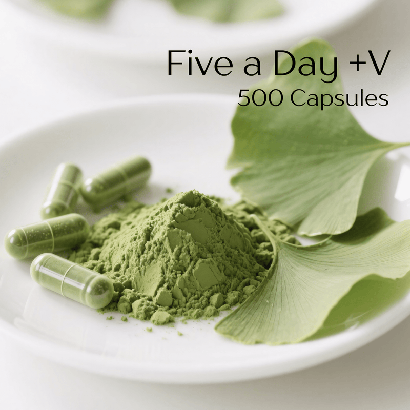 Five a Day +V - 500 Capsules - Xenca
