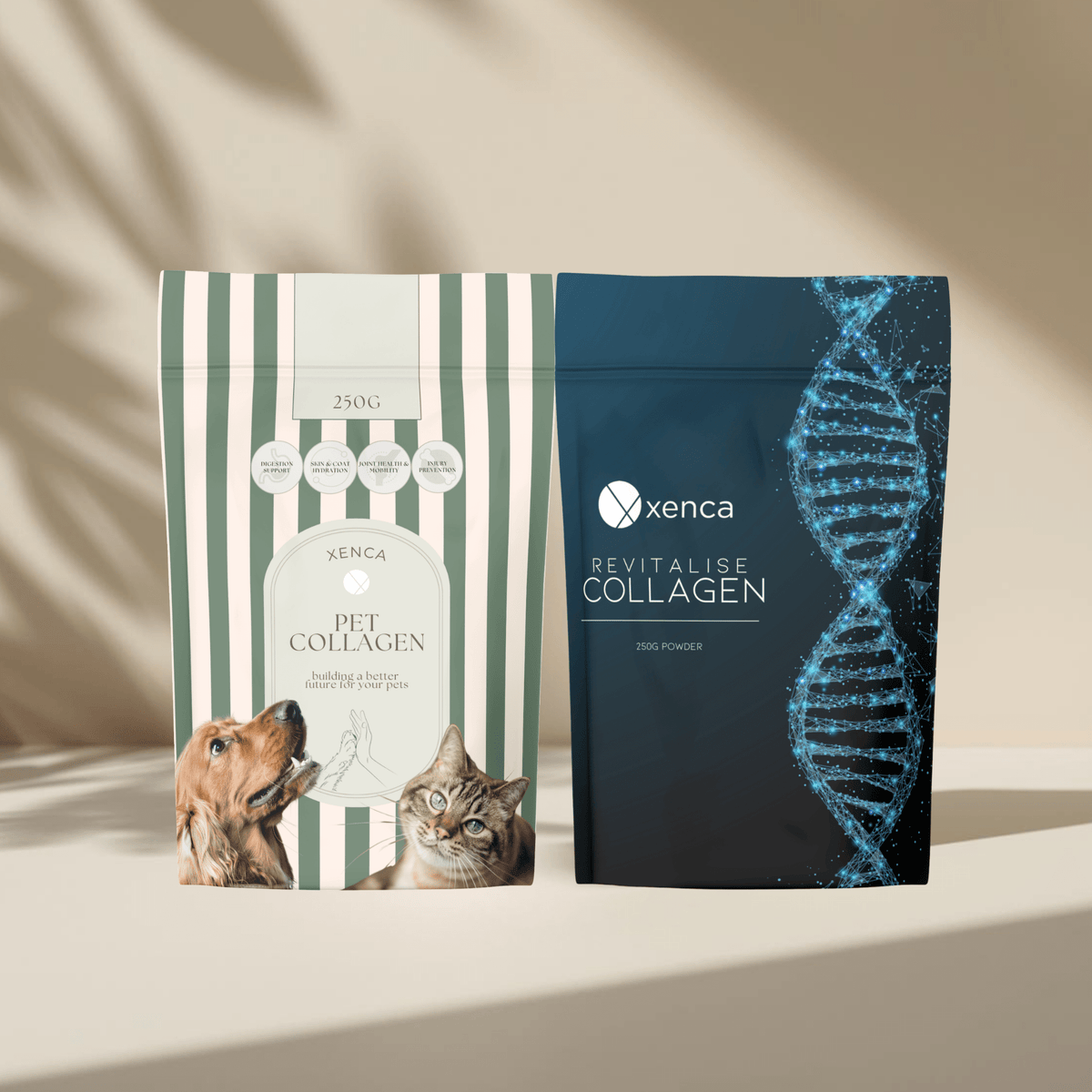 Collagen for Dogs & Cats. Paws & You Pack - Xenca